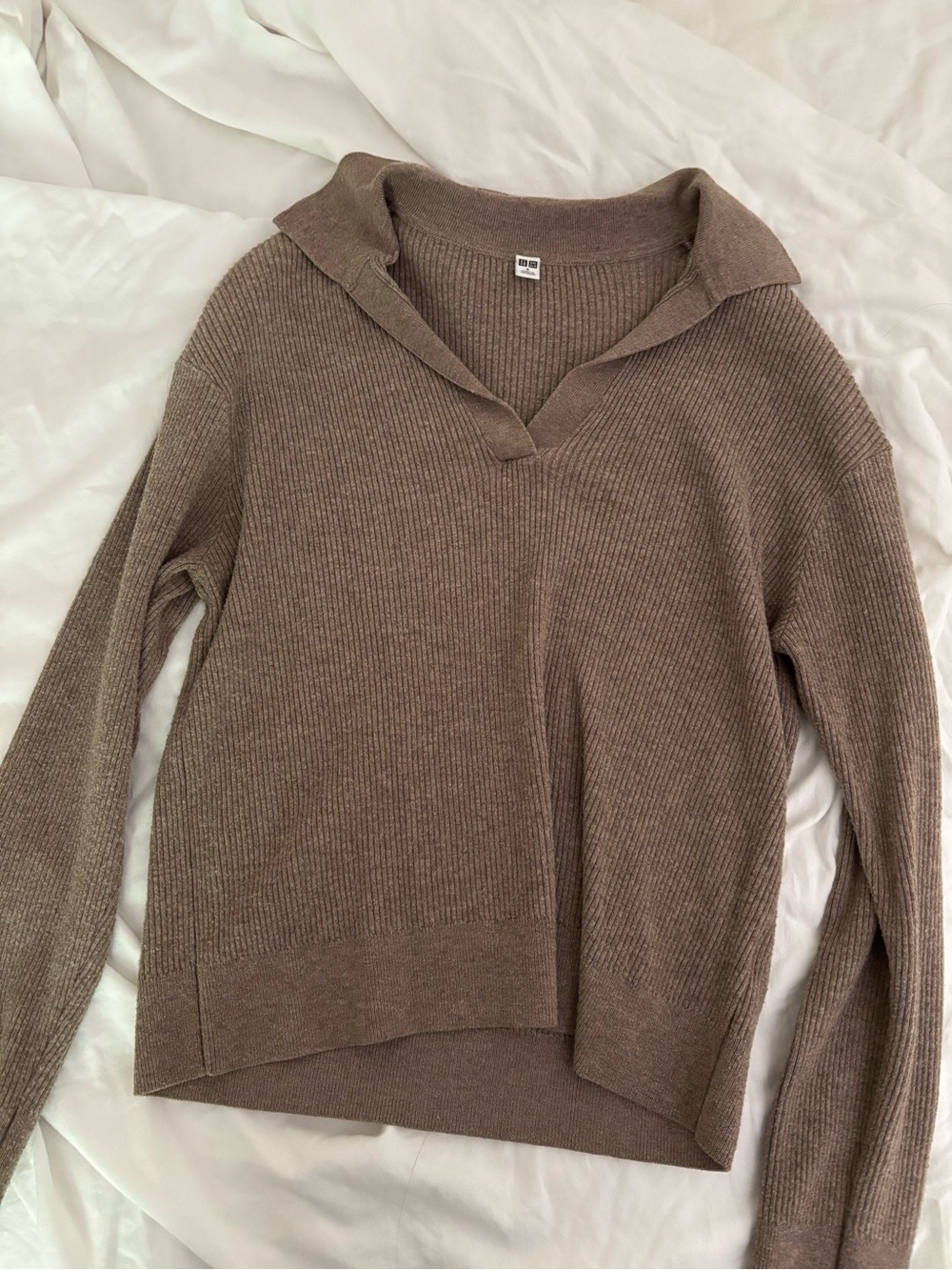 Uniqlo Ribbed Polo Sweater
